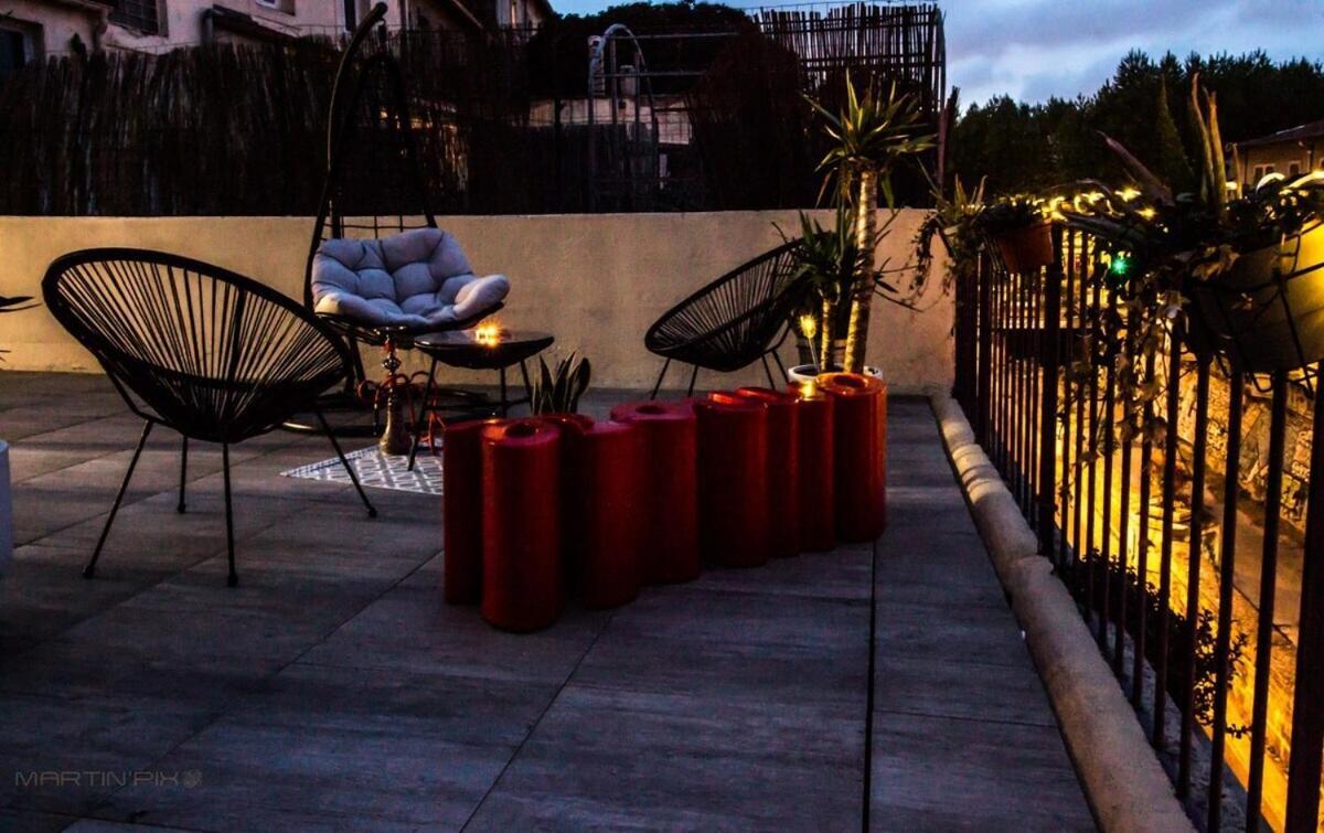 L'Amoureux - Terrasse Et Climatisation Coeur De Ville Монпельє Екстер'єр фото