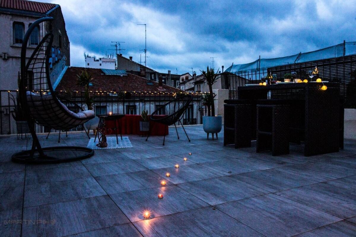L'Amoureux - Terrasse Et Climatisation Coeur De Ville Монпельє Екстер'єр фото